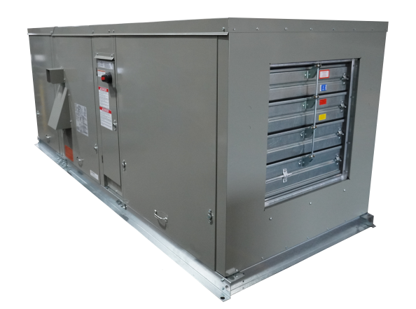 Commercial rooftop air make-up unit providing efficient HVAC service in Ontario, Canada