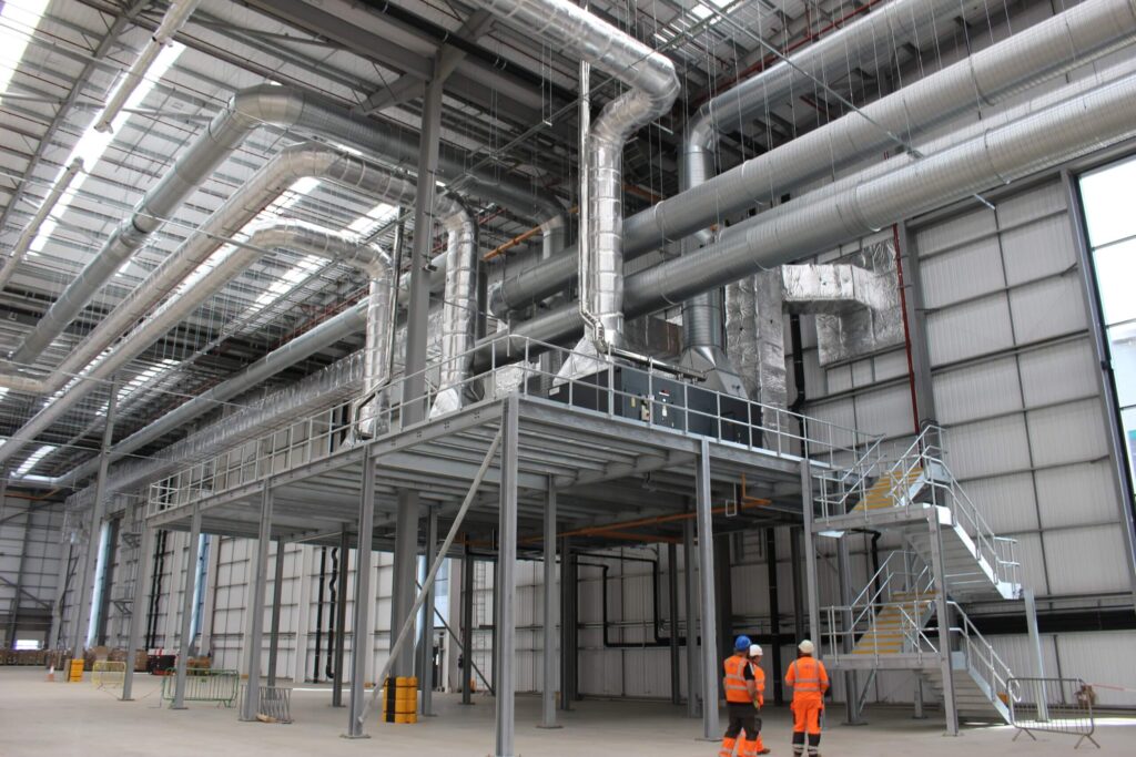 Commercial HVAC system designed for Warehouse and Manufacturing – LG Mechanical